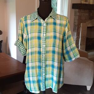 BFA Classics Plaid Cotton shirt sz.M
